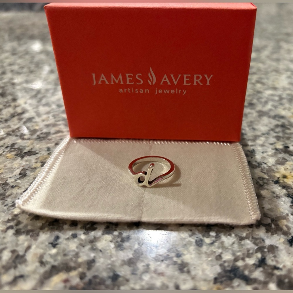 James Avery Silver Monogram Ring - image 1